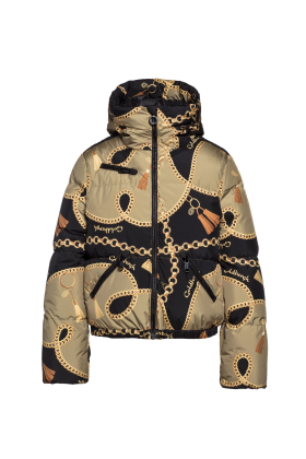 Precious Jacket No Fur Chain Gold Front