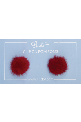 Clip On Poms Ski Patrol