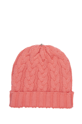 Charlie Cable Hat - Grapefruit
