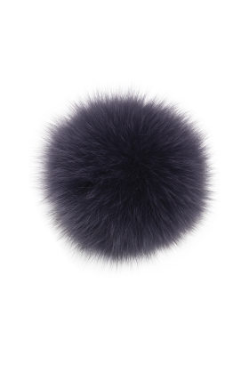 Fox Fur Pom Heather Purple