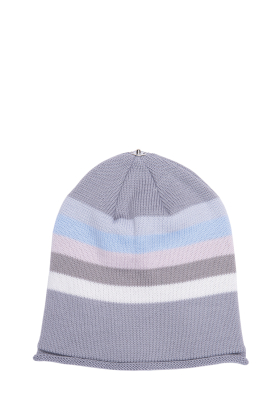 Lindo F Kimberley Mid Grey Merino Wool Toque Hat Beanie