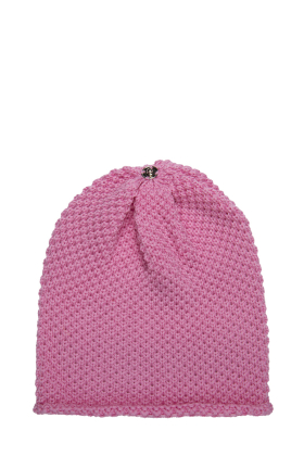 Lindo-F-Merino-Wool-Bubblegum-Waffle-Toque-Beanie-Hat