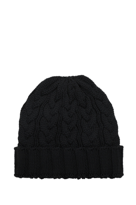 Lindo-F-Merino-Wool-Charcoal-Charlie-Cable-Toque-Beanie-Hat-BYO