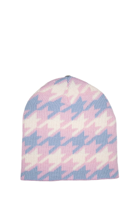 Caylee Hat - Petal Pink & Blue Dust