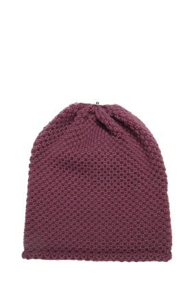 Waffle Hat - Plum