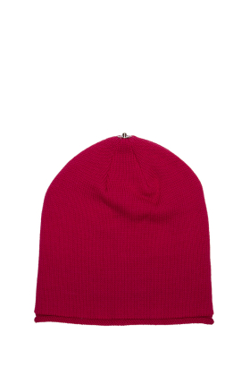 Lindo-F-Merino-Wool-Raspberry-Glossy-Toque-Beanie-Hat