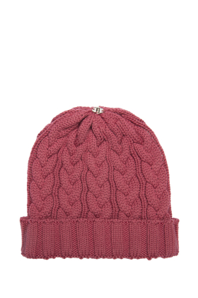 Charlie Cable Hat - Rose