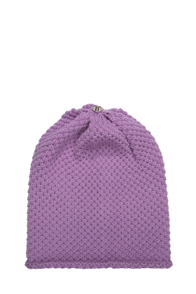 Lindo-F-Merino-Wool-Ultra-Lilac-Waffle-Toque-Beanie-Hat
