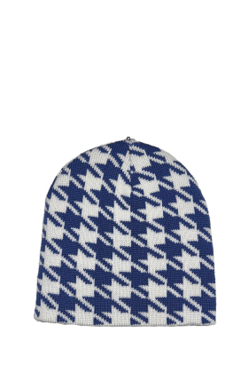 Caylee Hat - White & Navy