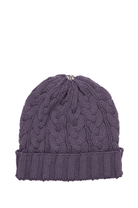 Charlie Cable Hat - Smokey Purple